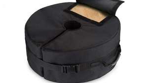 Bolsa de peso redonda para <span class=keywords><strong>base</strong></span> de sombrilla de patio, soporte para sombrilla de exterior, bolsas de arena con asa lateral resistente para jardín - Product Image 6