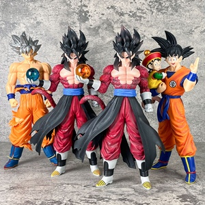 Figura de Acción de Anime Super <span class=keywords><strong>Saiyan</strong></span> <span class=keywords><strong>4</strong></span> con Daños de Batalla, Vegeta, Son Goku, <span class=keywords><strong>Gogeta</strong></span>, Modelo de PVC, Colección y Venta al por Mayor - Product Image 2