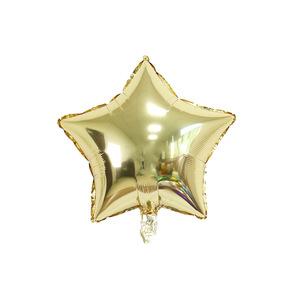 Vente en gros de 18 pouces étoile <span class=keywords><strong>coeur</strong></span> amour feuille d'or hélium pentagramme ballon pour <span class=keywords><strong>joyeux</strong></span> <span class=keywords><strong>anniversaire</strong></span> fête décoration mariage Globos - Product Image 4