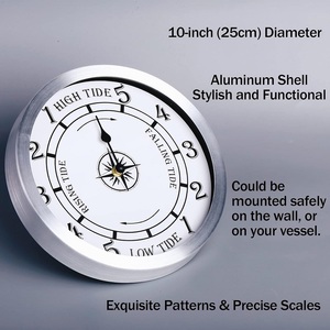 12 pulgadas moderno simple redondo de aluminio Relojes de pared logotipo personalizado regalo marea reloj - Product Image 4