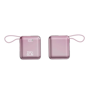 Mini batterie externe portable en plastique avec lampe torche LED et double port USB, batterie au lithium polymère - Product Image 6