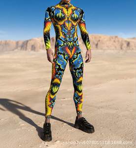 بدلة تنكرية للرجال والنساء من كينج مكجرين ستار، زي ستيمبانك ملون رائع لحفلات الهالوين والكرنفال - Product Image 3