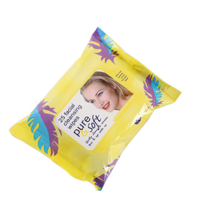 Serviettes nettoyantes pour le visage en acide mérinos, action sûre pour les peaux sensible, <span class=keywords><strong>lingettes</strong></span> <span class=keywords><strong>démaquillantes</strong></span>, soin du visage, pièces - Product Image 3