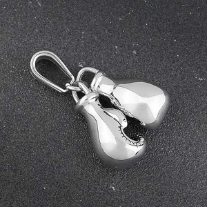 Waterproof Fitness Jewelry <b>Silver</b> Plated Boxing <b>Glove</b> Pendant Charm Animal Themed Cute Alloy Jewelry Unisex Gift Fashion Pendant - Product Image 5