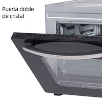 Four électrique à convection multifonction avec boîtier métallique, four à pizza, four électrique, four de boulangerie électrique, 58L avec CE
