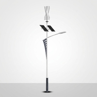 Système d'énergie solaire hybride photovoltaïque, générateur éolien, lampadaire éolien de type S, énergie éolienne gratuite 60W-30KW