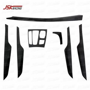 Embellecedor <span class=keywords><strong>interior</strong></span> para interiores de fibra de carbono mejorados modificados <span class=keywords><strong>BMW</strong></span> <span class=keywords><strong>X6</strong></span> F16 2014-2018 (7 piezas) - Product Image 1