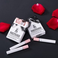 Nouveau 1g ABS Cigarette rouge à lèvres Tube rond mince brillant à lèvres conteneur vide rechargeable emballage cosmétique en gros Logo personnalisé