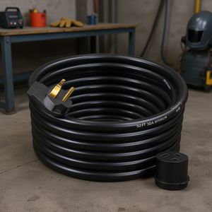 Cable de extensión para soldadura MIG TIG Plasma de 50 pies y 30A para soldadores portátiles - Product Image 2