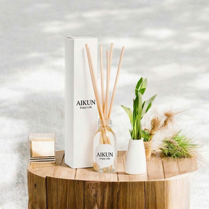 Diffuseur de parfum à bâtonnets Aikun, <span class=keywords><strong>formule</strong></span> sûre, pour une ambiance romantique en suite d'hôtel, avec étiquette personnalisée, coffret cadeau de luxe - Product Image 1