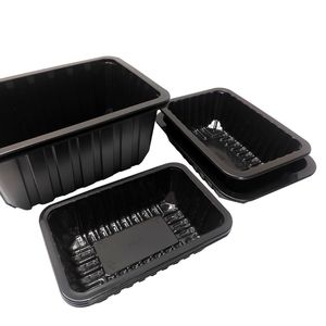 Blister personnalisé PP/EVOH/PE thermoscellage plateaux alimentaires en plastique thermoformé <span class=keywords><strong>plateau</strong></span> à viande pour poisson frais huître boeuf - Product Image 2