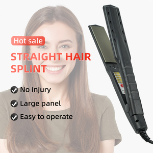 Professionnel MCH céramique LED <span class=keywords><strong>titane</strong></span> <span class=keywords><strong>fer</strong></span> cinq étapes contrôle de la température lissage cheveux électrique lissage cheveux - Product Image 6