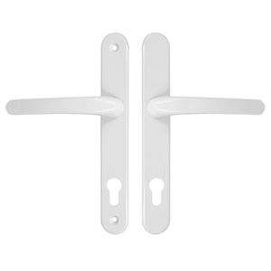UPVC फ्लैट दरवाज़े के हैंडल काले सफेद ज़ुल्फ़ डबल साइड UPVC 85/92mm आंतरिक दरवाज़े के हैंडल दरवाजा ताला - Product Image 6