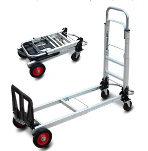 गोदाम के लिए/डेरा डाले हुए/यात्रा/आगे बढ़ घर तह एल्यूमीनियम multifunctional शॉपिंग रसद हाथ ट्राली - Product Image 1