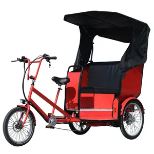 CE อนุมัติ Cargo Pedelec จักรยานแท็กซี่ E รถลากไฟฟ้ารถ Toto รถลาก