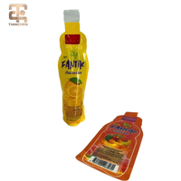 Pochette souple personnalisée en forme de bouteille, imprimée en héliogravure, 150 ml, résistante à l'humidité, pour jus, vodka et cocktails