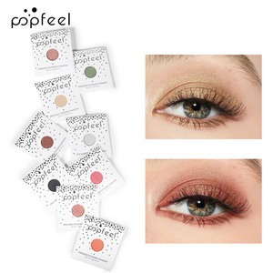 POPFEEL Sombra de Ojos en Polvo de un Solo Color Tonos Tierra Perlados Mate Brillantes Maquillaje de Escenario Cosméticos al por Mayor - Product Image 2