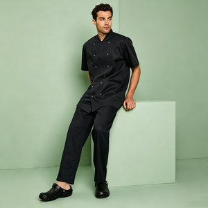 <span class=keywords><strong>Pantalon</strong></span> <span class=keywords><strong>de</strong></span> Chef Unisexe en Gros, Uniformes <span class=keywords><strong>de</strong></span> Chef pour Hôtels et Restaurants, <span class=keywords><strong>Pantalon</strong></span> <span class=keywords><strong>de</strong></span> Chef Noir Multi-Poches avec Fonctionnalités Pratiques - Product Image 2