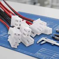 Connecteur mâle/femelle Roarkit USB 2 broches Mini Micro JST XH2.54mm 24AWG avec fils de 150 mm, contact en cuivre, boîtier en nylon