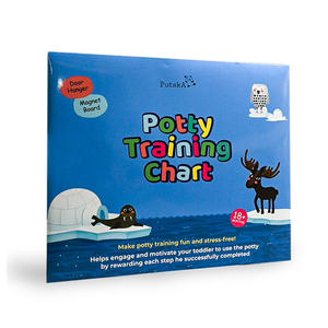 Tableau de récompense magnétique bleu motif pingouin ours polaire tableau blanc d'écriture pour les missions de récompense des enfants - Product Image 2