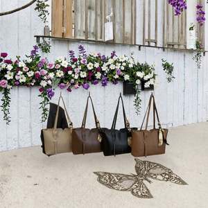 Sacs à main en tricot et crochet personnalisés faits à la main, sac de plage en crochet avec logo brodé - Product Image 3