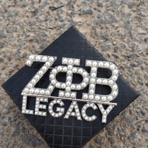 <span class=keywords><strong>Zeta</strong></span> <span class=keywords><strong>phi</strong></span> <span class=keywords><strong>Beta</strong></span> 1920 Di Sản Trâm Snowman logo kim loại Trâm pins với giáng sinh thạch bên quà tặng cho cô gái đồ trang sức cưới - Product Image 6