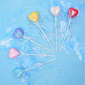 Bola de Lentejuelas Grande PARA LA Primera Decoración de Pasteles de Navidad DE LOS Niños Elegante Lazo Piruleta Topper Insertar Suministros de Decoración para Hornear - Product Image 2