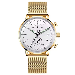 Reloj de Cuarzo de Acero Inoxidable de Alta Calidad con Logotipo Personalizado, Reloj de Pulsera para Hombre, Venta al por Mayor, Personaliza Tu Marca - Product Image 3
