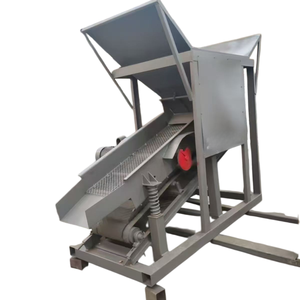 High Quality Customized <b>Mining</b> Sand Sieve Vibrating Screen <b>Machine</b> With Hopper and Conveyor Belt - Product Image 1