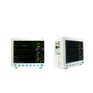 Moniteur patient multiparamètres vétérinaire à écran tactile avec certification CE et batterie intégrée pour clinique vétérinaire de petits animaux - Product Image 3