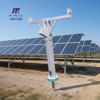 Palo di Montaggio in Acciaio Personalizzato per Installazione di Pannelli Fotovoltaici, Colonna di Supporto PV per Esterni