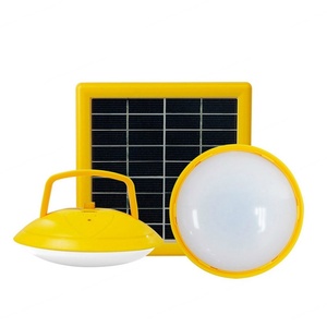 Linterna Solar con Cargador de Teléfono Móvil, Lámpara de Emergencia Recargable de 2 LED para Áreas sin Conexión - Product Image 1