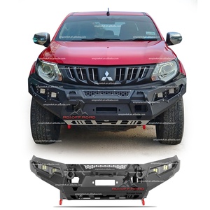 กันชนหลังเหล็กคุณภาพสูง กันชนหน้าพร้อมบาร์กันกระแทก สำหรับรถกระบะ <span class=keywords><strong>TRITON</strong></span> L200 ปี 2015 2016 2017 2018 ยี่ห้อ ADI OFF ROAD <span class=keywords><strong>4x4</strong></span> - Product Image 1