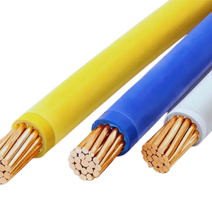 <span class=keywords><strong>สาย</strong></span>ไฟฟ้าทองแดงแบบยืดหยุ่นหุ้มฉนวน PVC แบบแกนเดี่ยว  ขนาด 1/0 2/0 3/0 4/0 AWG  ยี่ห้อ American Standard Cu Aluminum <span class=keywords><strong>THW</strong></span> THN THHN  พร้อมปลอกหุ้มไนลอน - Product Image 2