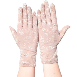 <span class=keywords><strong>Gants</strong></span> de mariée en dentelle respirante à fleurs pour femmes HZS-26004 - Product Image 5