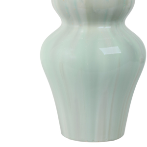 Vaso Scultoreo Alto in Ceramica per Arredamento Soggiorno, Vaso Decorativo per Fiori da Esposizione su Mensola Camera da Letto, Accento per la Casa - Product Image 5