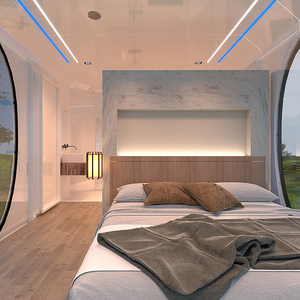 Bon <span class=keywords><strong>prix</strong></span>, nouvelle capsule spatiale, cuisine et salle <span class=keywords><strong>de</strong></span> bain meublées, maisons mobiles, mini-maisons conteneurs, maisons modulaires préfabriquées - Product Image 6
