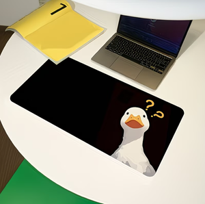 Alfombrilla de Ratón XXL con Diseño de Pato con Signo de Interrogación (35.4" X <span class=keywords><strong>15</strong></span>.7") Alfombrilla de Escritorio Extendida con Bordes Cosidos y Base Antideslizante para Hogar, Oficina y Juegos - Product Image 2