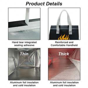 Sac isotherme pour courses et repas, motif dessin animé, écologique, fourre-tout pour livraison de nourriture, sac de transport réutilisable, faible MOQ - Product Image 3