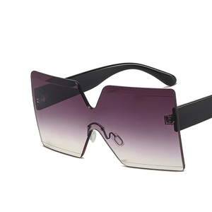 New Frameless Integrated <b>Sunglasses</b> Fashionable Outdoor Uv Resistant Lenses <b>Sunglasses</b> - Product Image 3