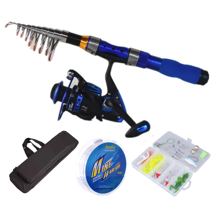 combo fishing rod for fresh and saltwater KastKing Rekon Reel – Spinning Rod & Reel Saltwater Fishing 7'6''/ Fast-Medium Heavy/4000 Reel-2pcs Whether youre casting to weed edges for pike Ghosthorn Fishing Rod and Reel