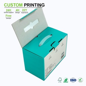 Cajas Rígidas de Cartón Reciclables y Ecológicas Personalizadas de Per Abiticlothing para Ropa, Diseño Floral, Color Negro - Product Image 1