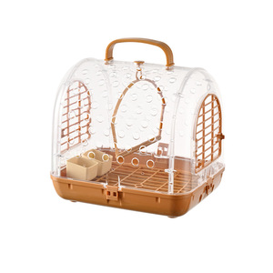 <span class=keywords><strong>Cage</strong></span> de transport portable en plastique pour perroquet, cacaocoridal, perruche peau de tigre, perruche pivoine, à porter en bandoulière ou à l'épaule - Product Image 5