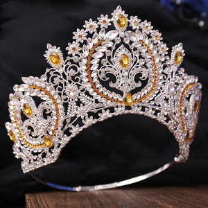 Corona <span class=keywords><strong>de</strong></span> Cristal Grande para Concurso <span class=keywords><strong>de</strong></span> Miss Universo Tiara <span class=keywords><strong>de</strong></span> Reina <span class=keywords><strong>de</strong></span> Belleza Accesorios para el Cabello <span class=keywords><strong>de</strong></span> <span class=keywords><strong>Novia</strong></span> - Product Image 6