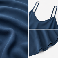 Robe longue en viscose 180 GSM pour femme, décontractée, pour les vacances, à fines bretelles, fluide, coupe trapèze, unie, confortable, avec logo personnalisé, OEM ODM, tailles XS-5XL