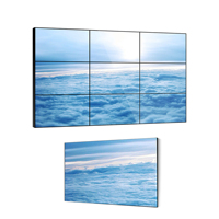 Écran mural vidéo LCD MJK 55 pouces, écran intelligent fin IPS-LCD pour exposition et salle d'exposition