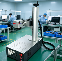 Marqueur laser UV haute précision Huike 355 nm, traitement à froid pour la gravure de produits électroniques 3C, médicaux et cadeaux