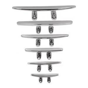 Acier inoxydable 316 Marine Dock Corde D'amarrage Bitt Silhouette Basse Taquet 100mm(4 Pouces) Navire Kayak Yacht Bateau Matériel Accessoires - Product Image 2