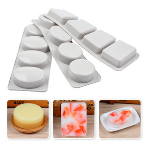 <span class=keywords><strong>Molde</strong></span> <span class=keywords><strong>de</strong></span> Silicona <span class=keywords><strong>de</strong></span> Grado Alimenticio para Jabón, Formas Circulares, Ovaladas y Rectangulares, Regalos para la Cocina, Moldes para Hacer Jabón - Product Image 3