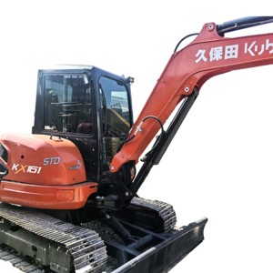 Miniexcavadora Kubota Kx161 con Accesorio de Barrena, Miniexcavadora de 6 Toneladas con Motor Kubota, Certificación CE y EPA - Product Image 1